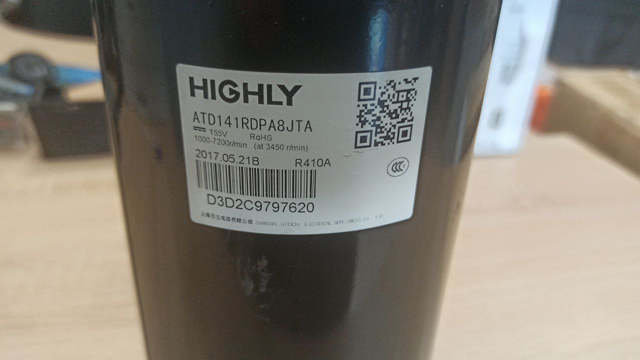 Купить Компрессор кондиционера Highly / ATD141RDPA8JTA, 155V, R410A, D3D2C9797620 - цены в Севастополе
