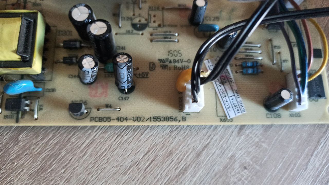 Купить Плата управления внутреннего блока кондиционера Hisense AS-18HRA4SWADC1G / PCB05-404-V02/1553856 - цены в Севастополе