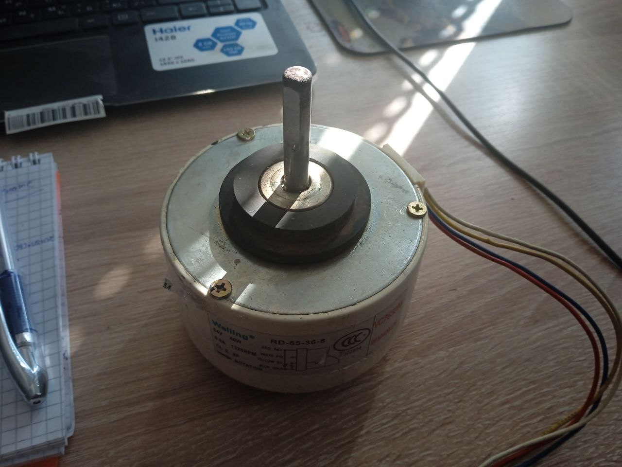 Купить Б/У Мотор внутреннего блока кондиционера, оригинал Haier A0010400576 / RD-55-36-8 / Discontinue - цены в Севастополе