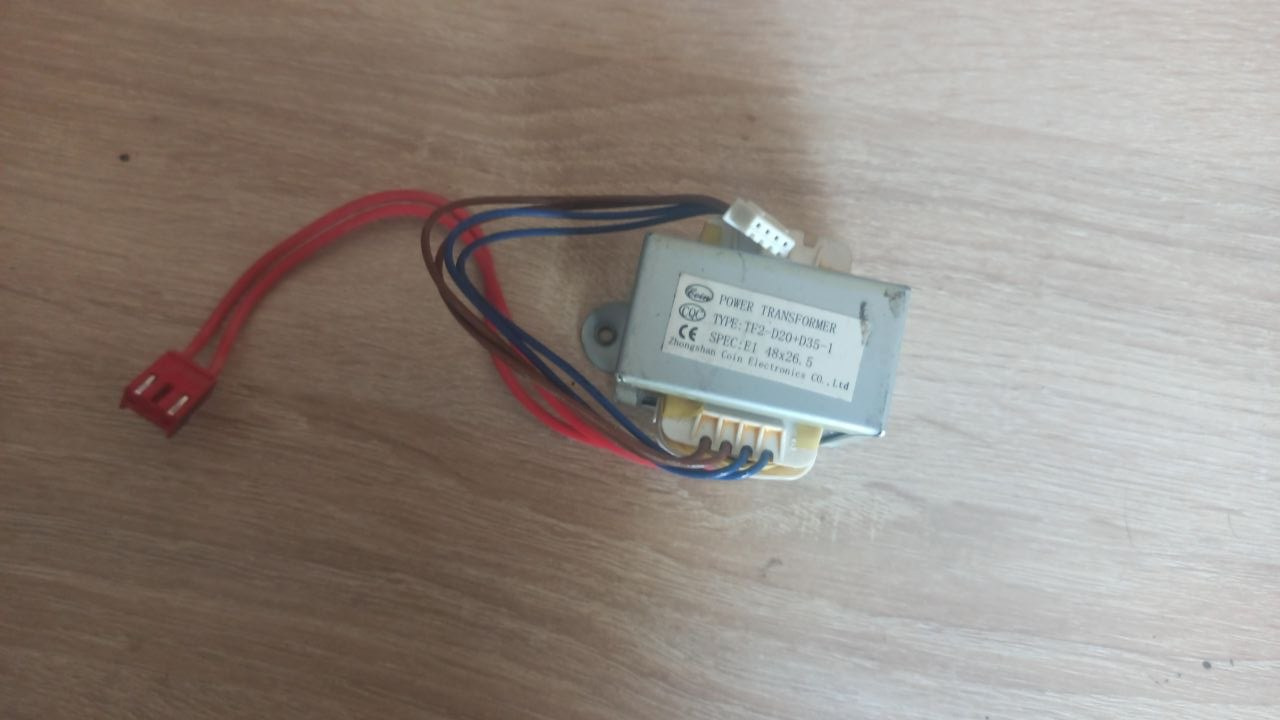 Купить Б/У Трансформатор внутреннего блока кондиционера Midea MSHE-09HR / TF2-D20+D35-1, 48*26.5 - цены в Севастополе