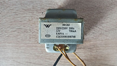 фото Б/У Трансформатор внутреннего блока кондиционера GREE GWHN12BBNK1A1A/I / 48x26J, 220V/230V, 50Hz, 12V, 700mA, 8.40VA